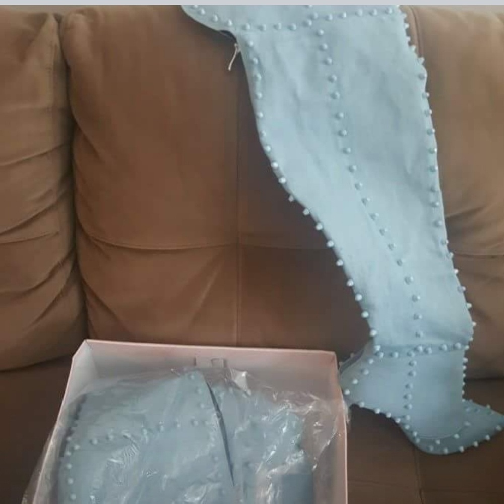 Denim Boots
